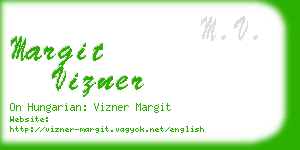 margit vizner business card